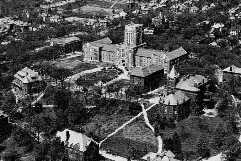 Aerial Photo of the Hill in the 1920s