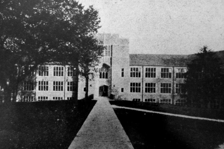 Ferris Hall in the 1930s