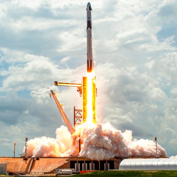 Launch of SpaceX Falcon 9 rocket and Crew Dragon spacecraft on May 30, 2020