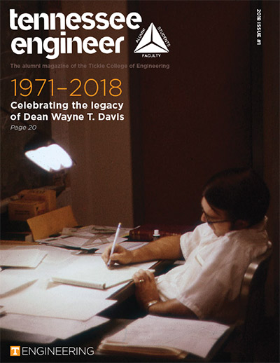 Tennessee Engineering Spring 2018 Cover