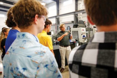Students during Manufacturing Day