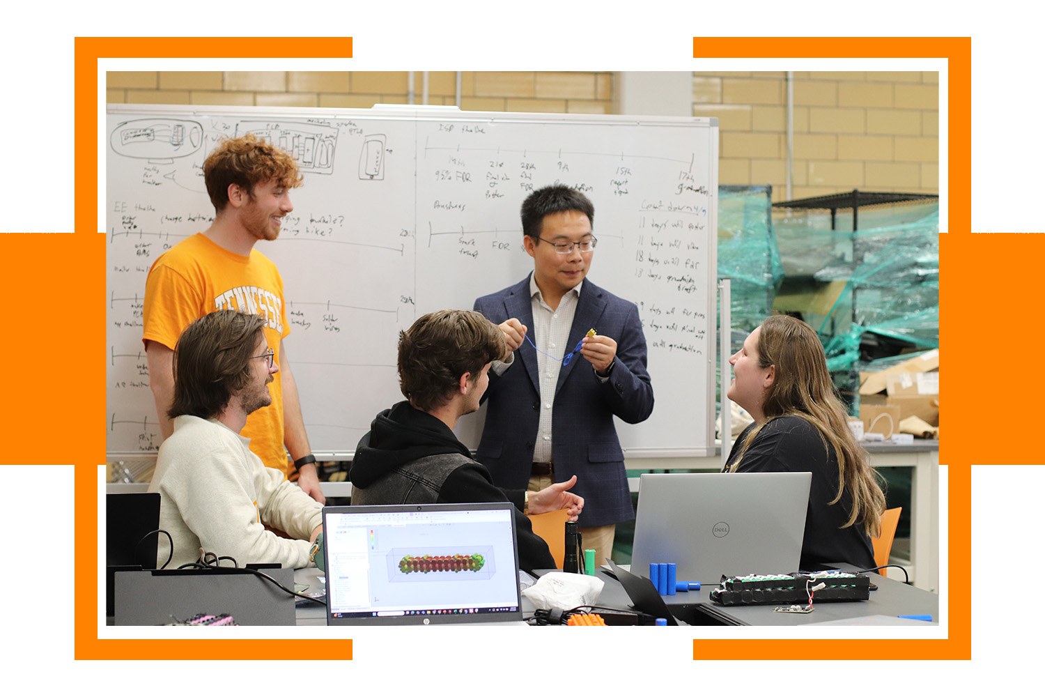 JiangBiao He, Elijah Raffel, and Ethan Naugle, Seamus Meagher, Garrett Bailey