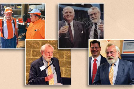 Photo collage featuring Bill Snyder