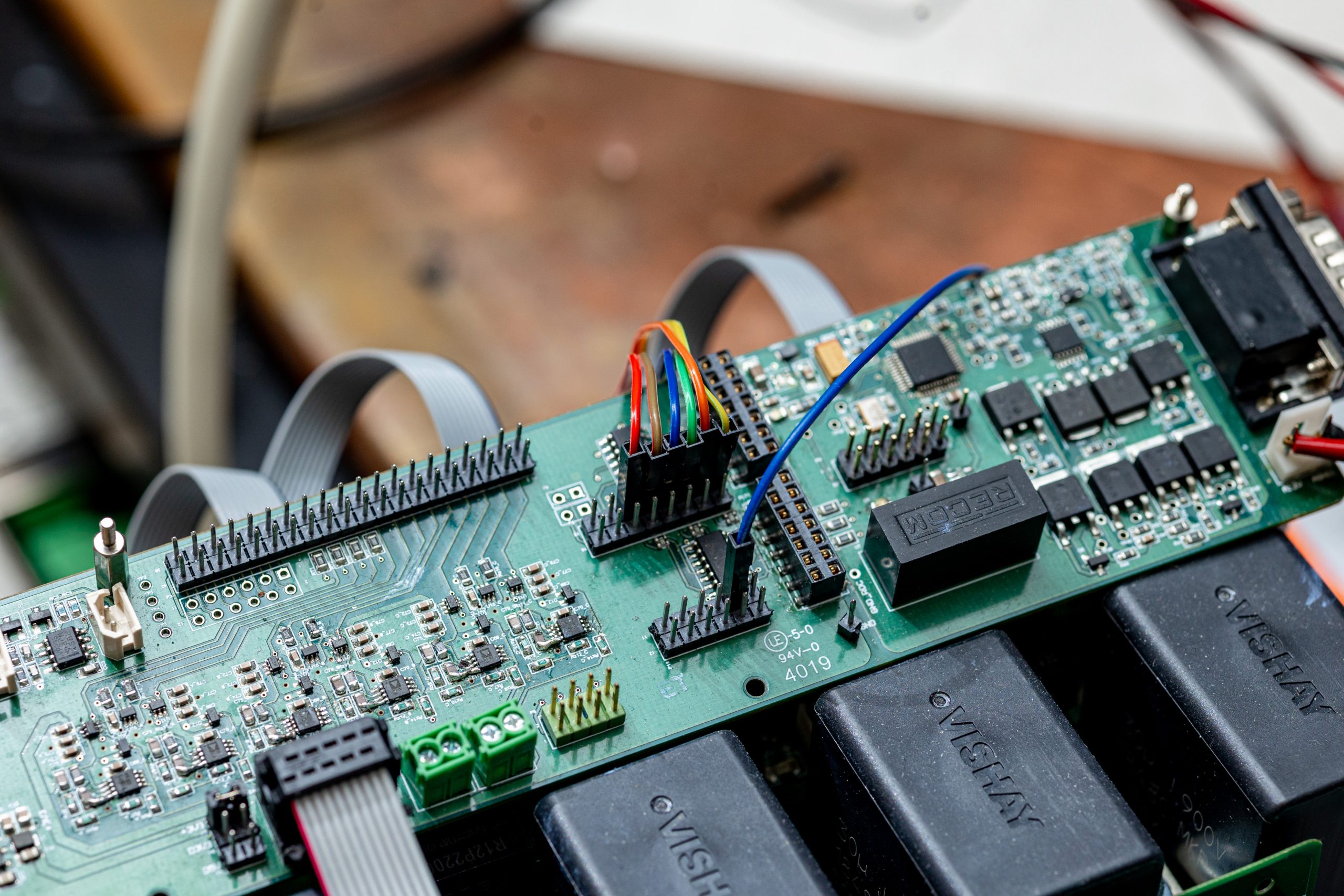 Close-up of a circuit board