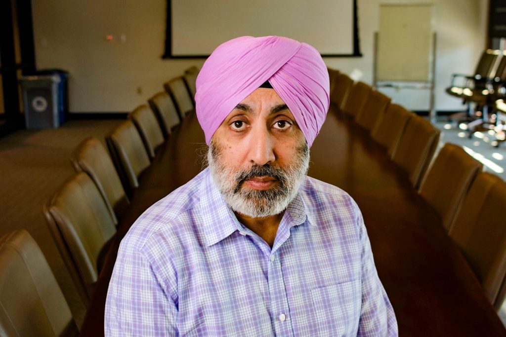 Rupy Sawhney in the Tickle Engineering Building
