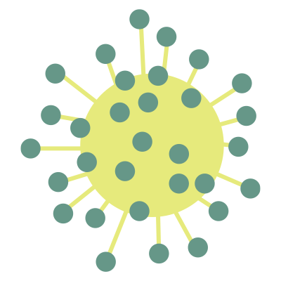 Green Coronavirus Illustration