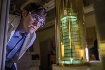 Student works in the SMRC Lab
