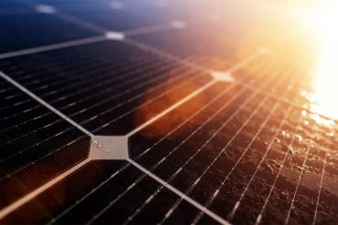 Artistic shot of Solar Panels