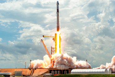 Launch of SpaceX Falcon 9 rocket and Crew Dragon spacecraft on May 30, 2020