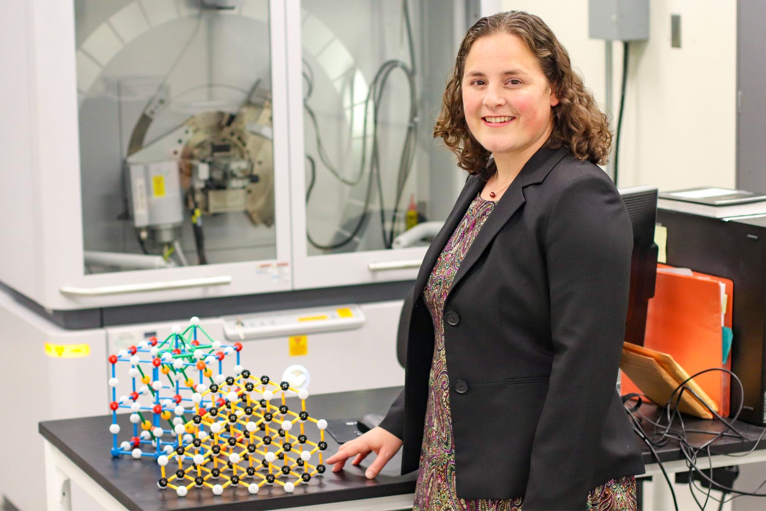 Katherine Page in an MSE Lab