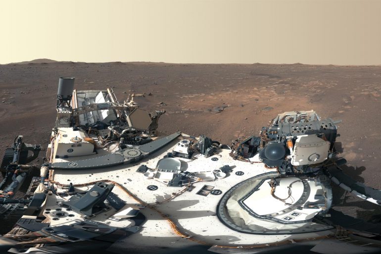 Panorama of Mars from Perseverance Rover