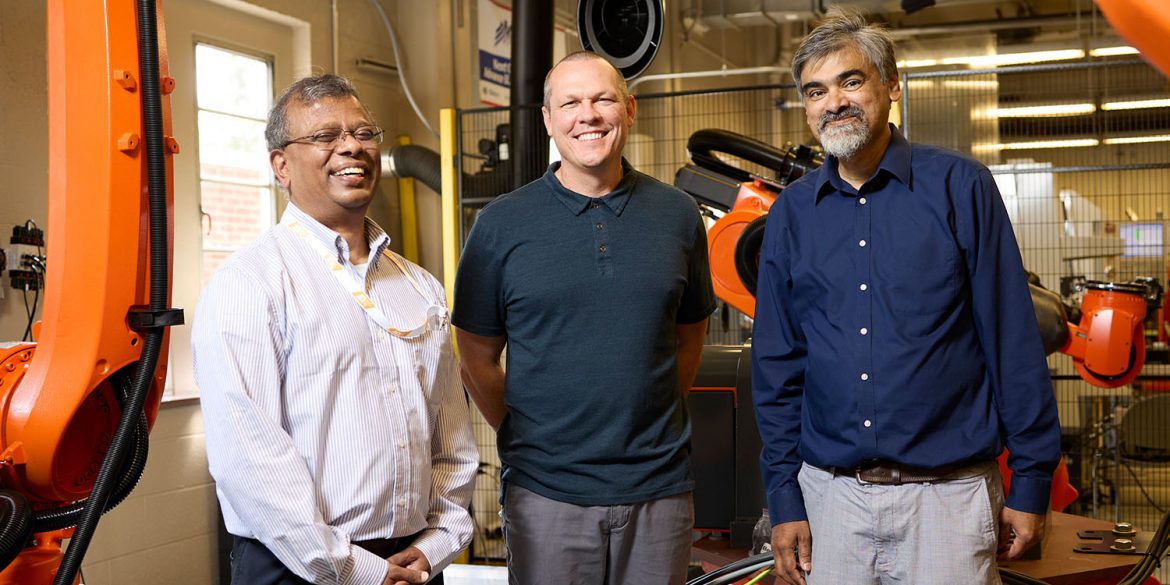 Suresh Babu, Uday Vaidya, and Tony Schmitz.