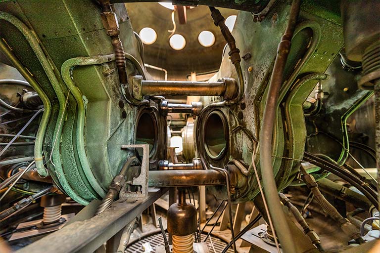 Interior of the Bumpy Torus statue
