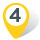 Number 4 Icon