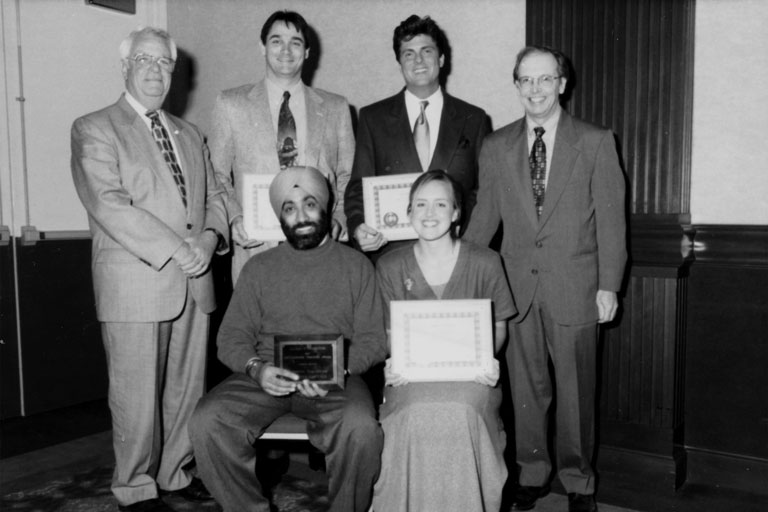 Photo of professors in 1997