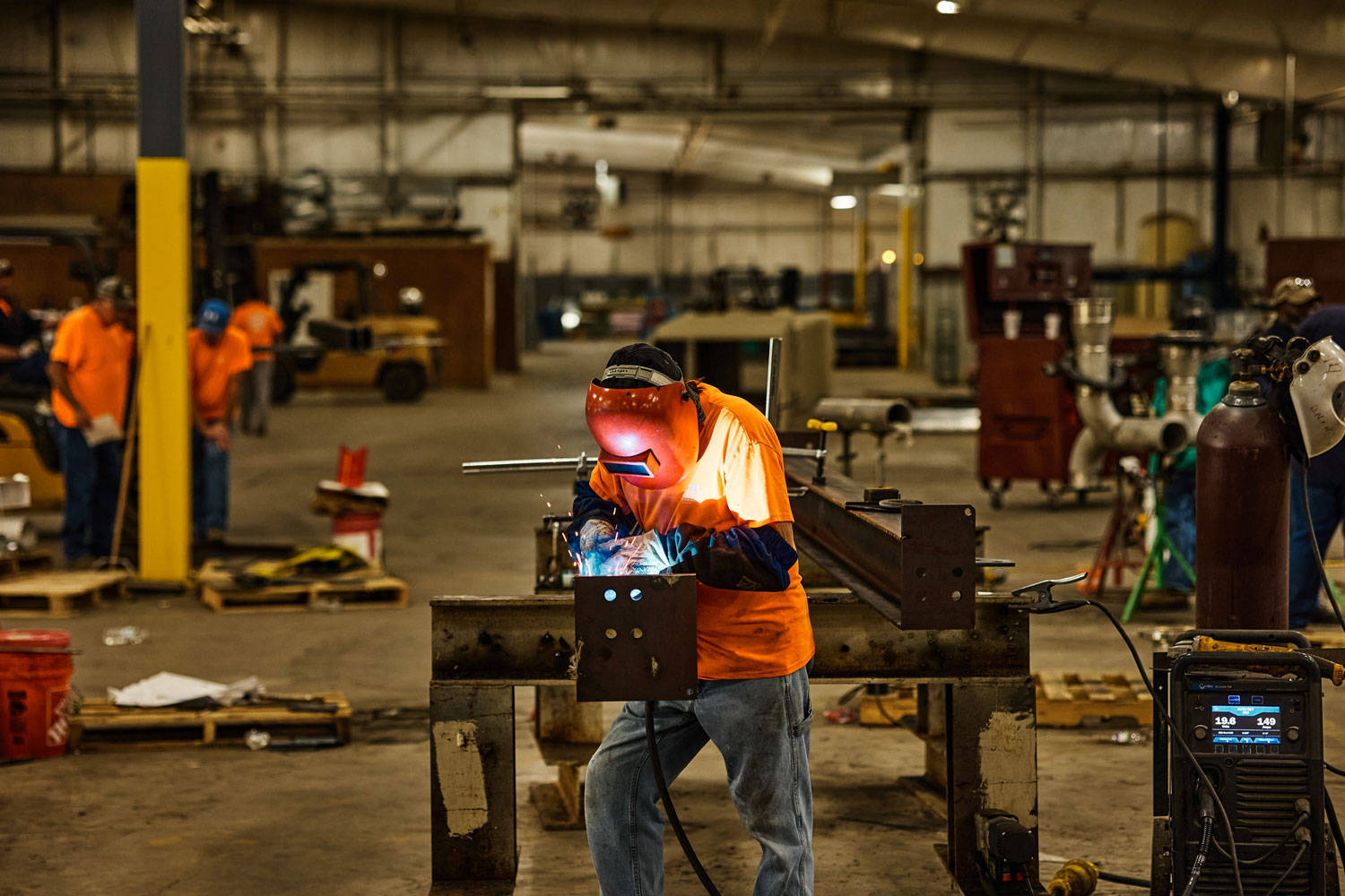 A worker working at Weems Engineering LLC.