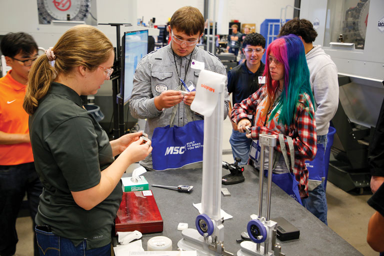 Teaching students about advanced manufacturing