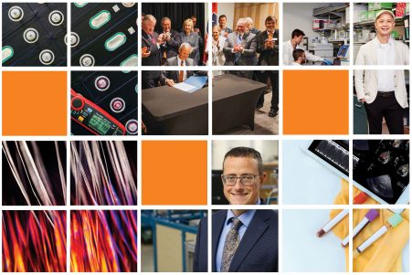 Collage of research tidbits photos